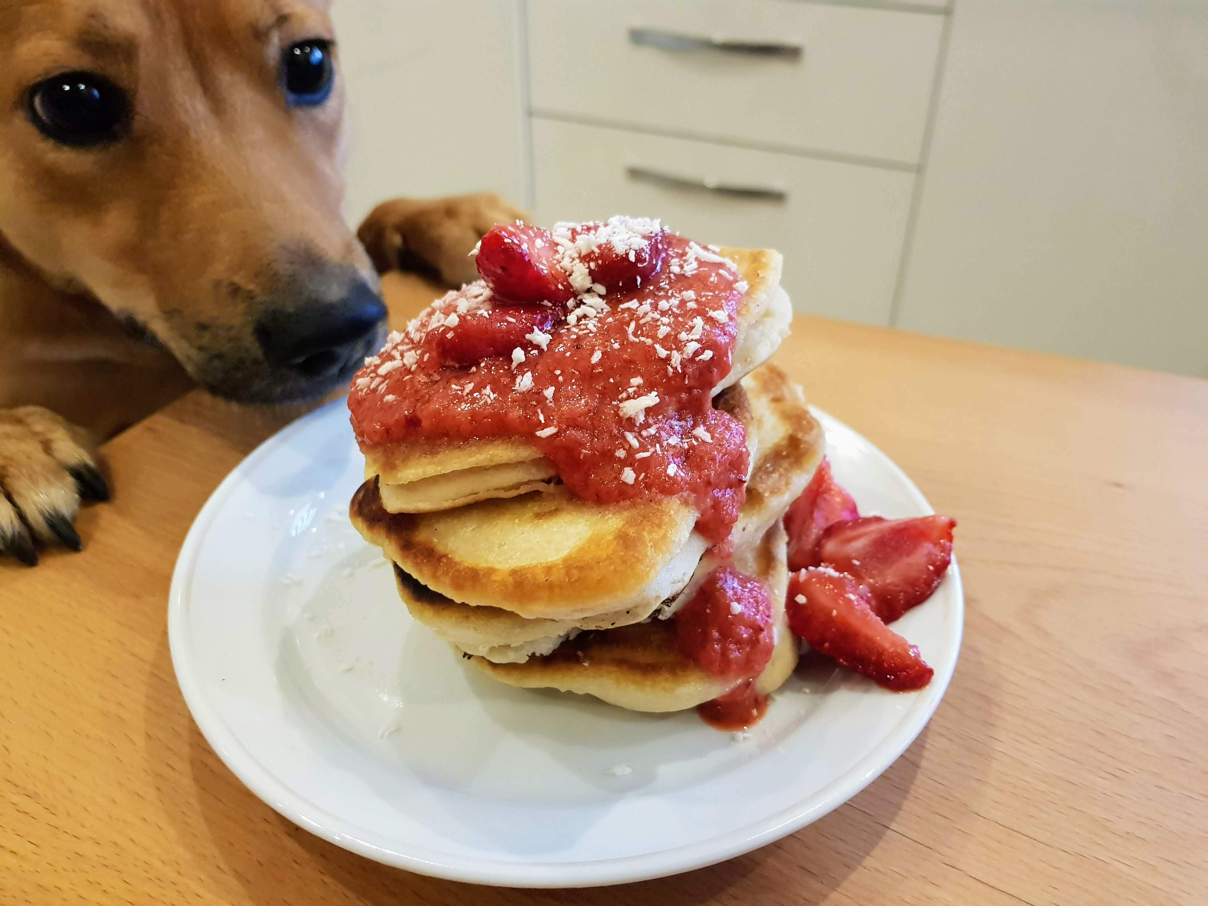 Pusryčių blyneliai su bananais